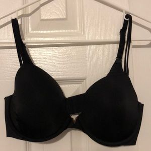 Black Victoria Secret Bra, no push up. Size 34D